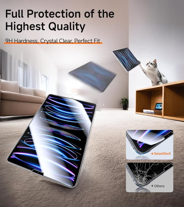 Thumbnail 4 de SMARTDEVIL Screen Protector 2-Pack for iPad Pro 11″
