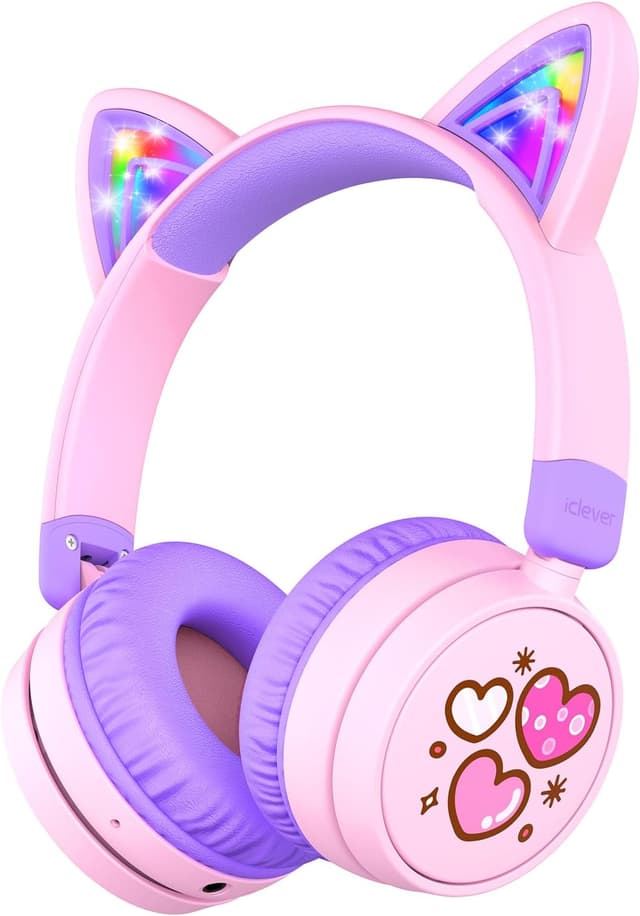 Detalle de iClever Kids Bluetooth Headphones 60H battery