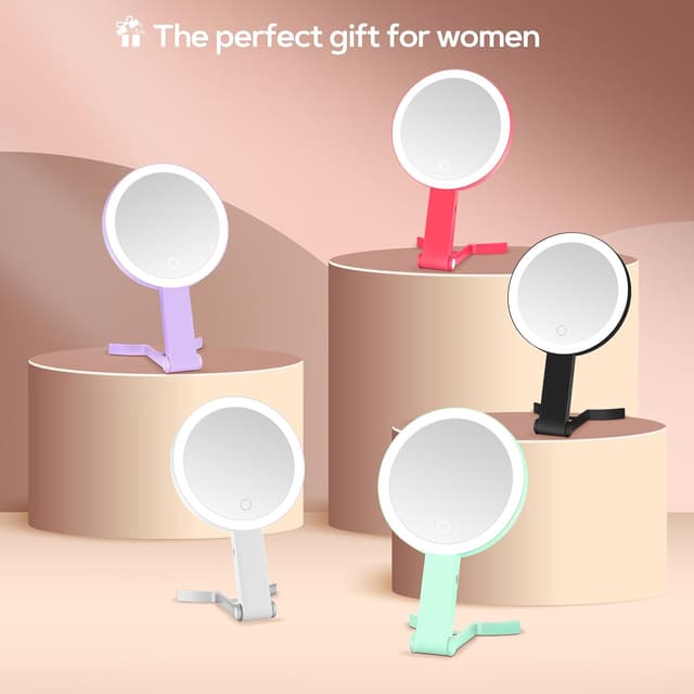 Thumbnail 6 de MIYADIVA 30X Vergrößerungsspiegel mit Beleuchtung – 3-farbige LED, 3-in-1 Halterung