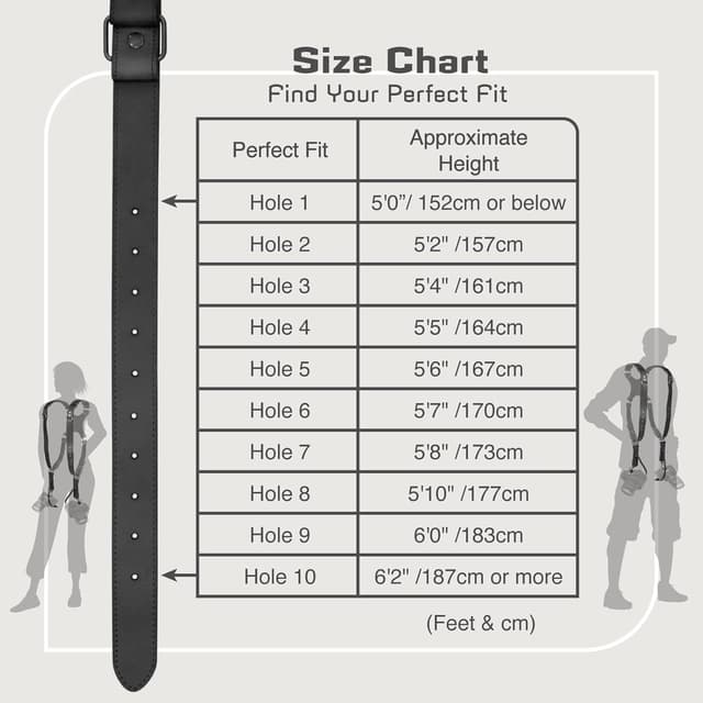 Detalle de 4J LEDR Dual Shoulder Leather Camera Strap Harness (Quick Release) for 1 or 2 Cameras