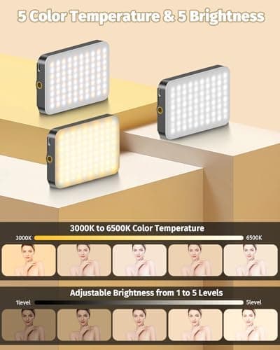 Thumbnail 6 de Selfie Licht 80 LEDs 3000–6500K Videolicht für Handy