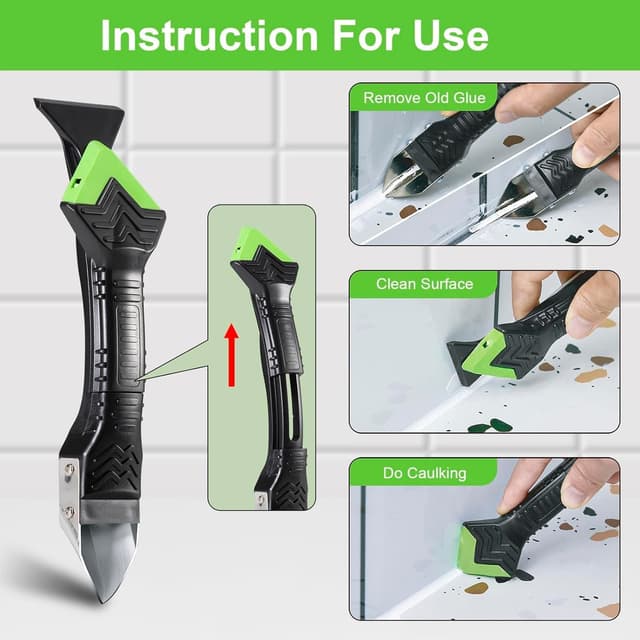 Detalle de Caulking Tool 3 in 1 Sealant Finishing Tool ⌛📏