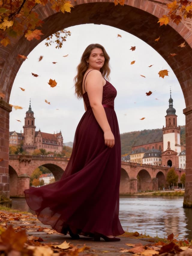 Thumbnail 2 de DRESSTELLS Abendkleid Elegant Lang