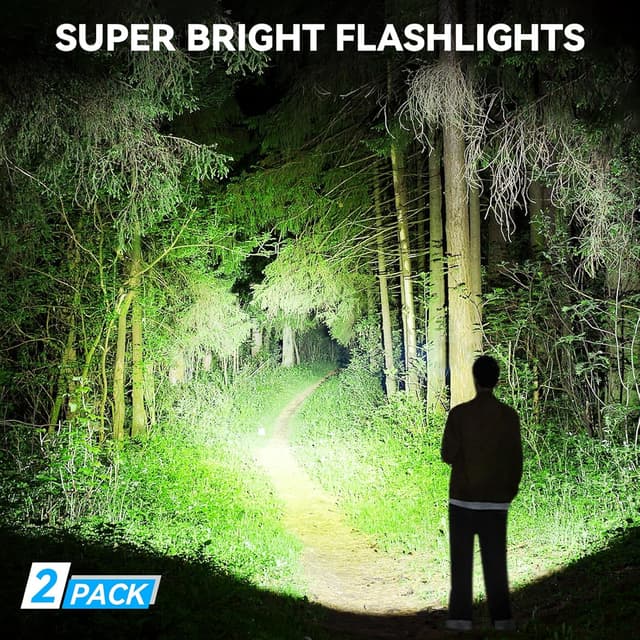 Thumbnail 1 de Kmivo Flashlight 99,000 Lumens Rechargeable LED 🔦