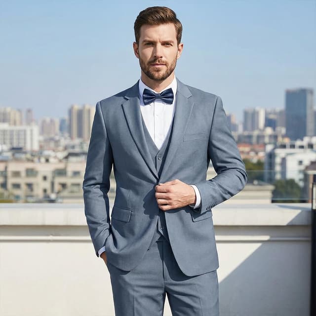 Thumbnail 1 de 3-Piece Slim Fit Men's Suit Set