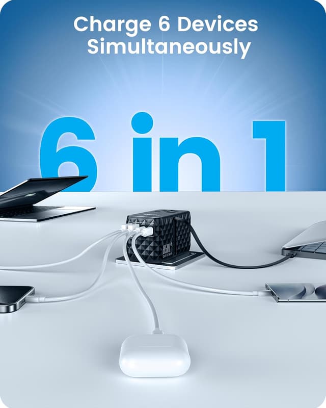 Thumbnail 4 de LENCENT 85W Adaptador enchufe universal USB-C 70W