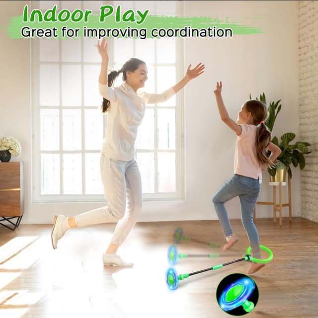 Thumbnail 4 de Jalunth Springring Fußkreisel Swing Wheel