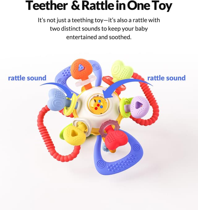Thumbnail 3 de Baby Teething & Rattle Toy 0–12 months