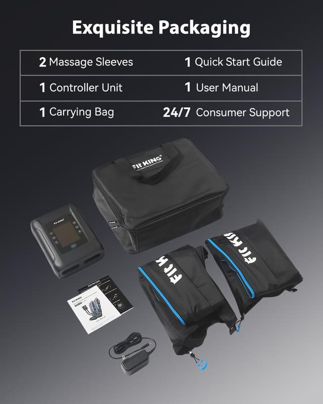 Thumbnail 6 de FIT KING Professional Air Compression Recovery System 1️⃣ 🦵🏻