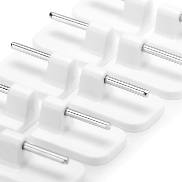 Thumbnail 3 de com-four 12 crochets à rideaux autocollants 🪟