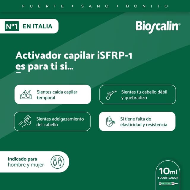 Detalle 2 de Bioscalin Activador Capilar iSFRP-1 10 ml