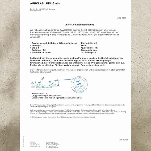 Thumbnail 4 de Flavonoide Bioflavonoide 90 Kapseln Kakao