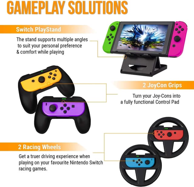 Thumbnail 6 de Orzly Accessory Bundle Kit for Nintendo Switch