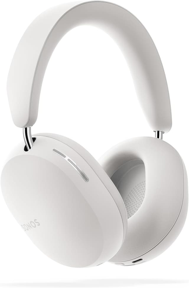 Detalle de Sonos Ace noise cancelling wireless Bluetooth headphones (White) with up to 30 hours battery life and spatial audio