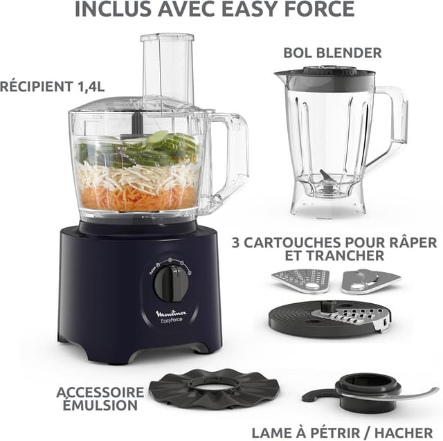 Thumbnail 6 de Moulinex Easy Force robot multifonction 3 L, 800 W đœ