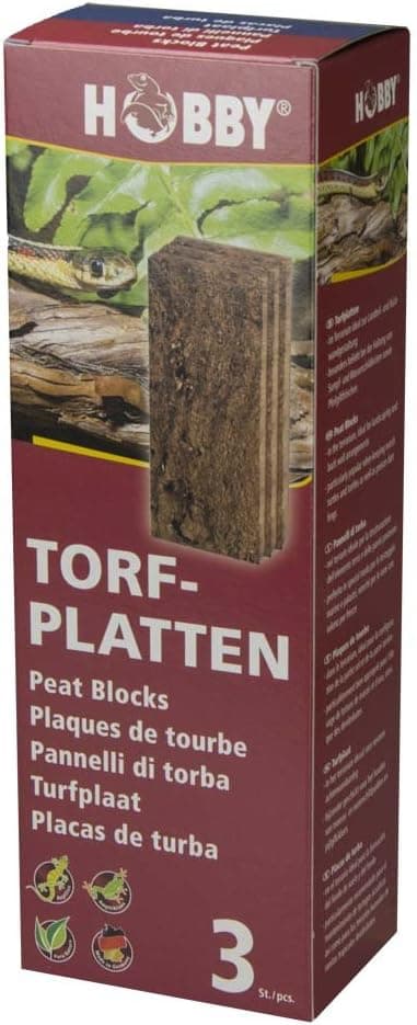 Detalle 1 de Tourbe en plaque – boîte de 3 plaques (1 plaque : 20 x 8 x 1,8 cm)