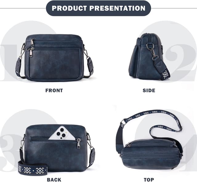 Thumbnail 1 de MUIIKOLA Borsa a tracolla in pelle 22 cm