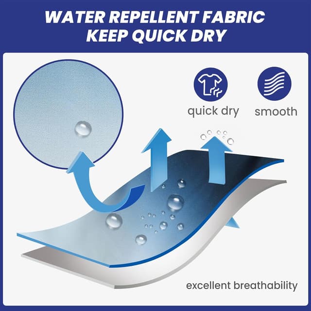 Detalle 2 de MaaMgic men’s quick-dry swimming shorts with mesh lining, pockets and drawstring