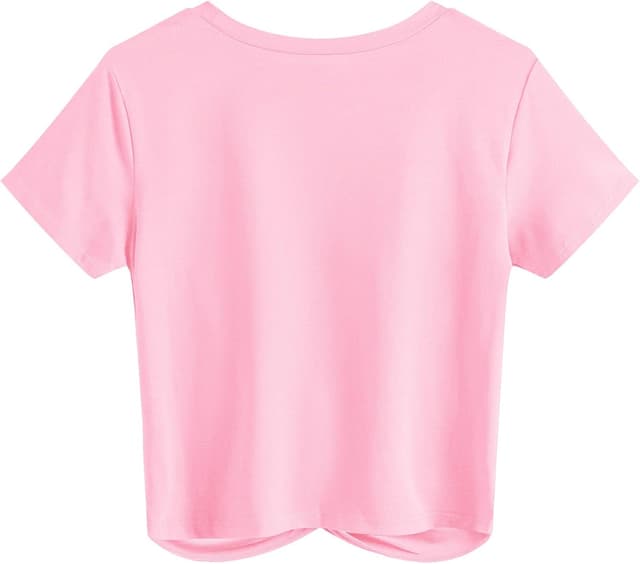 Detalle de JINKESI twist front crop top tee