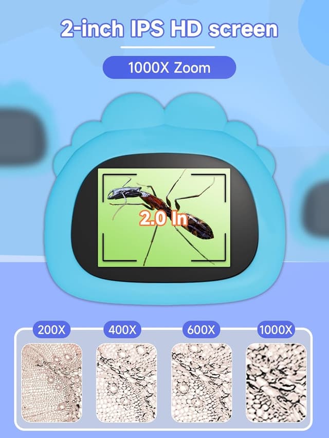 Thumbnail 1 de Acoath 1000X Kids Microscope