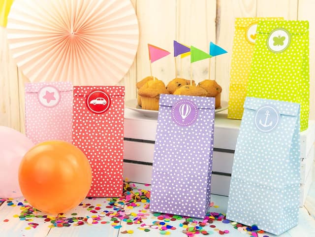 Thumbnail 5 de Papierdrachen Party-Tüten Set mit 24 Stück