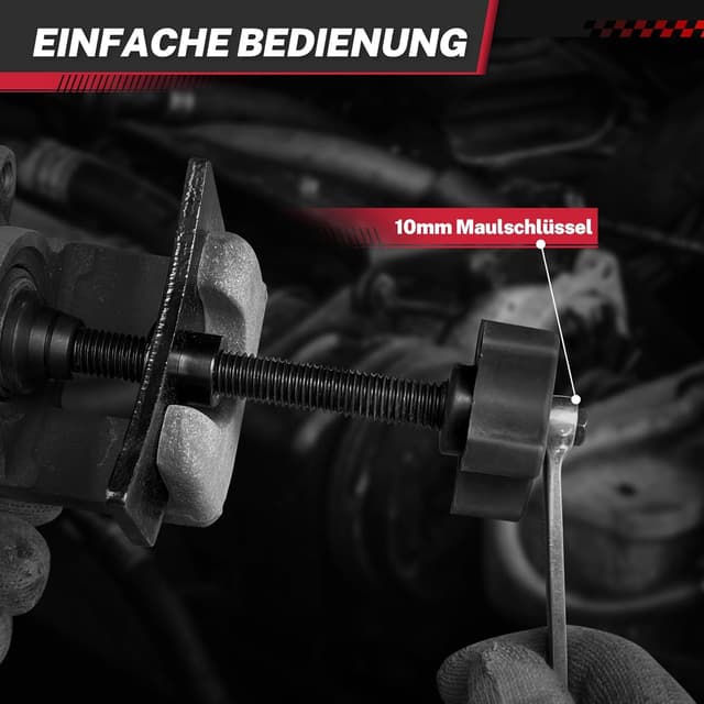 Detalle 2 de BILITOOLS Bremskolbenrücksteller Auto (universell) – Bremszylinder- & Kolbenspindel-Werkzeug für Vorderrad-Bremssattel