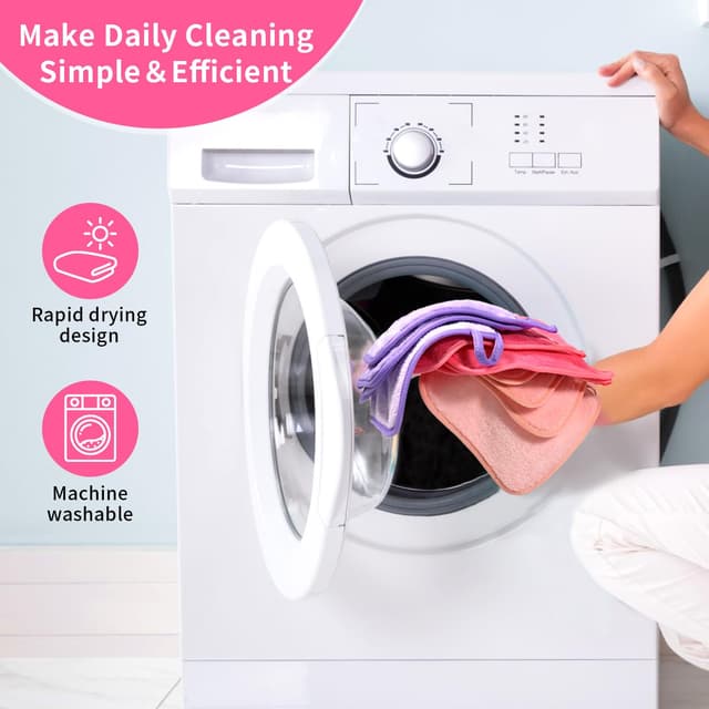 Thumbnail 4 de my novel things 12 Stück Abschminktücher 16,5 x 16,5cm 🧖♀