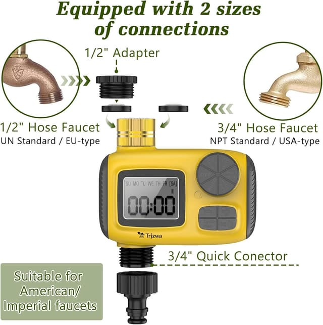 Thumbnail 6 de TRJZWA timer irrigazione automatico IP55