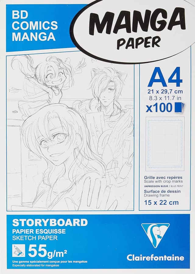 Thumbnail 6 de Clairefontaine 94040C Blocco Manga B4 100 fogli