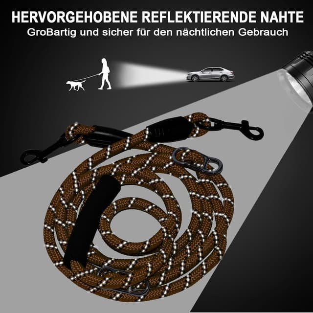 Detalle 2 de Eyeleaf Hundeleine 3 m Umhängeleine