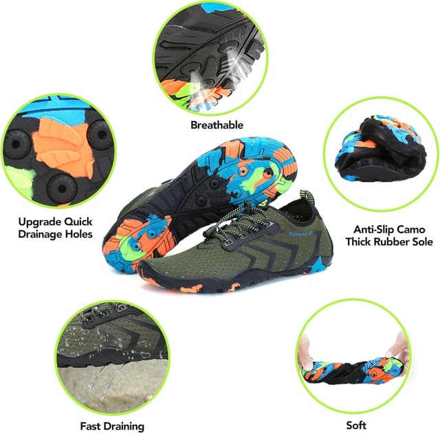 Detalle de SAGUARO Chaussure d’eau unisexe respirante à séchage rapide (GR.35-48)