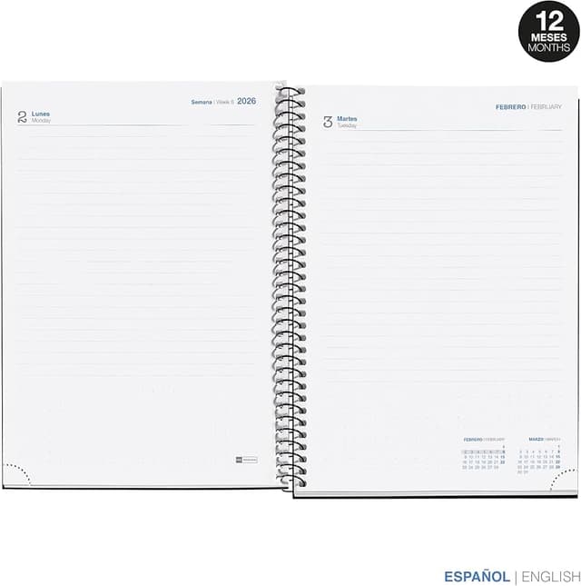 Detalle 2 de Miquelrius Agenda Escolar 2025–2026, Día Página 150 x 213 mm