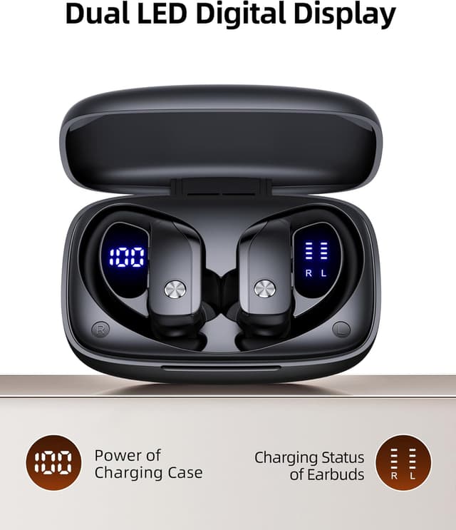 Detalle de bmanl Wireless Earbuds 80H Playtime