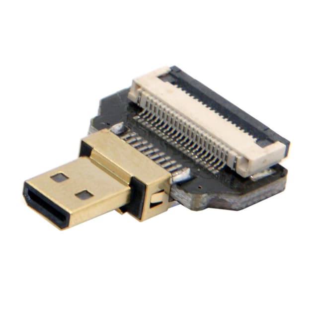Detalle 2 de Micro-HDMI Type-D Adapter (Standard) von chenyang CY – Micro HDMI Stecker gerade für FPV/HDTV, Kameras & Mini-Displays
