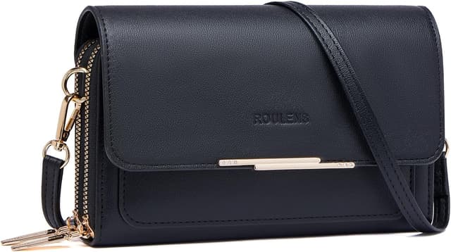 Detalle de Roulens Small Crossbody Phone Bag for Women (PU Leather) with Card Slots & Adjustable Strap