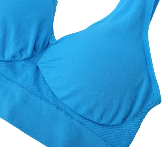 Detalle de ohlyah Women’s Seamless Wire-Free Bra with Removable Pads