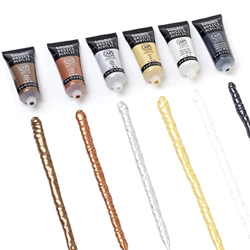 Detalle 2 de Liquitex BASICS Set pintura acrílica 6×22 ml 🎨