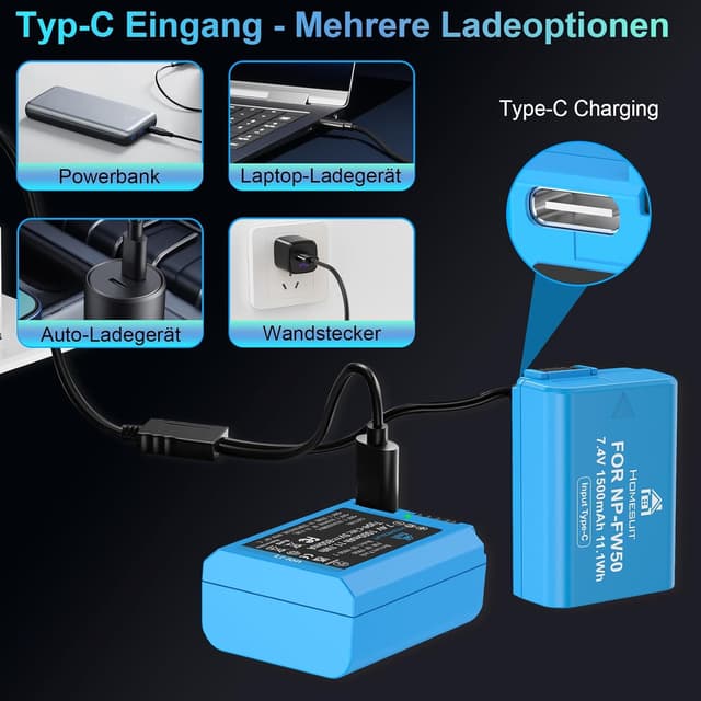 Thumbnail 5 de Homesuit NP-FW50 Akku 1500mAh