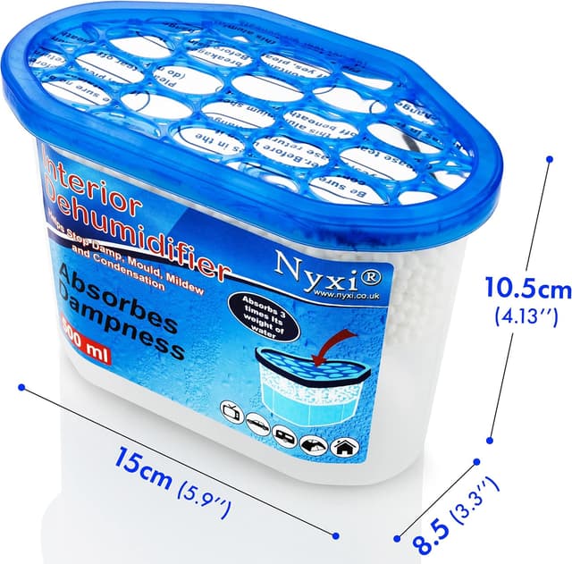 Thumbnail 6 de Nyxi Dehumidifier Pack 6 x 500ml for damp