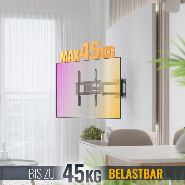 Thumbnail 7 de RICOO Soporte Pared Giratorio e Inclinable para TV 32-60"