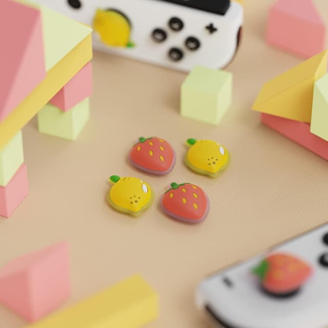 Detalle 2 de Joystick Caps for Switch, silicone grips