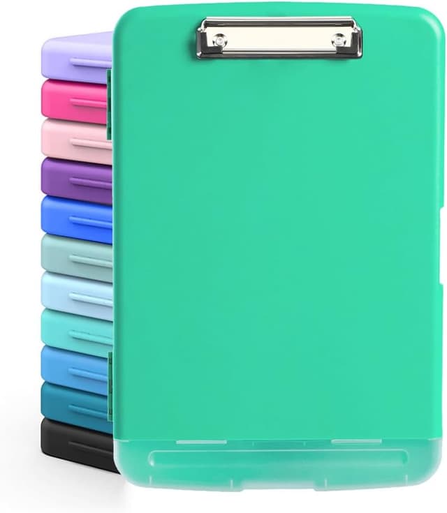 Detalle de DMFLY Clipboard with Storage (A4) with Pen Holder and Low-Profile Metal Clip