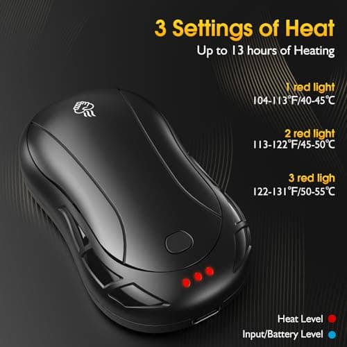 Thumbnail 4 de FANDLISS 2025 6000 mAh, deux pièces, chauffe-main