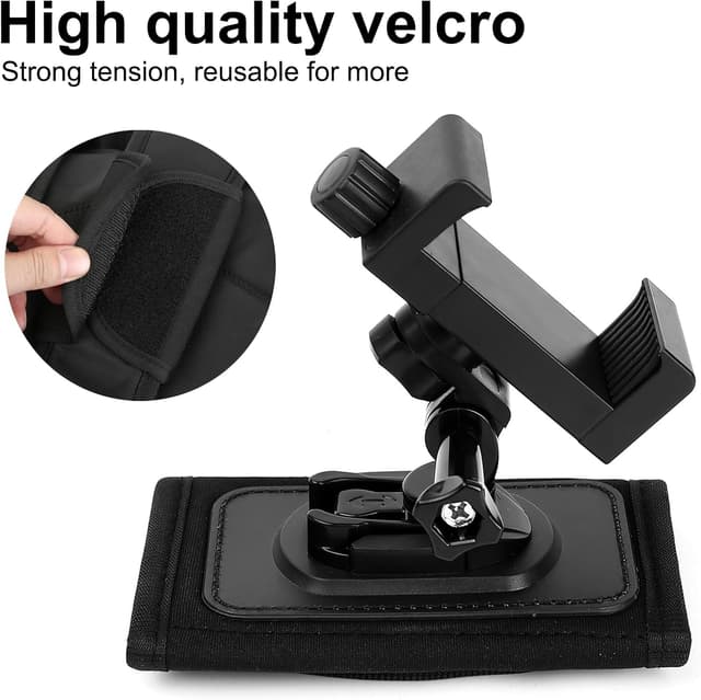 Detalle de Rucksack Schultergurt Halterung für GoPro & Action-Cams (Hero 12/11/10/9/8/7/6) sowie Smartphone