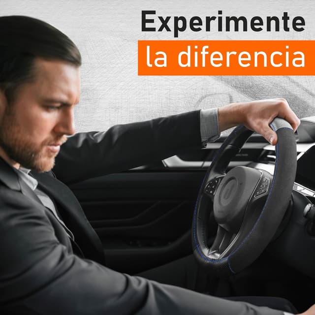 Thumbnail 4 de Upgrade4cars Funda Volante Azul 37-39 cm