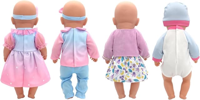 Thumbnail 4 de Doll Clothes for 14–16 Inches 4-pack set