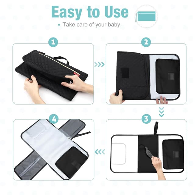 Thumbnail 6 de Lekebaby Wickelunterlage 63×35 cm