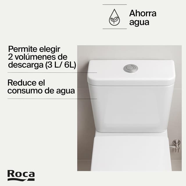 Thumbnail 2 de Roca AH0001800R Pulsador Doble