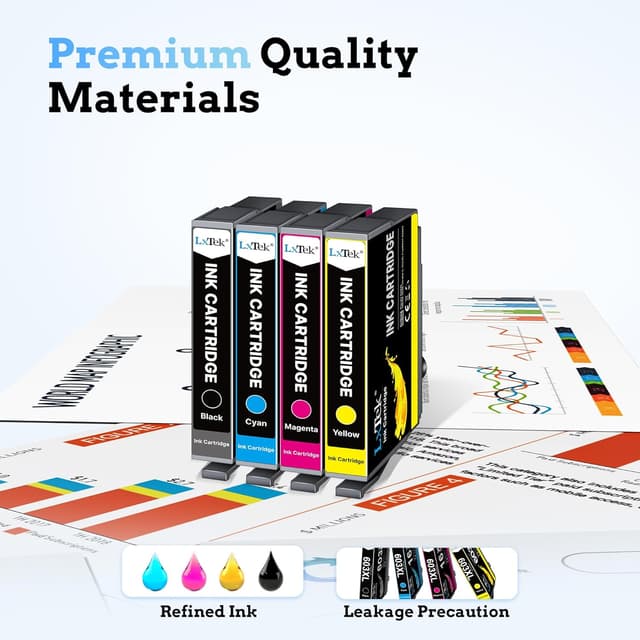 Detalle 2 de LxTek 4-pack Compatible Ink Cartridge for Epson printers 🖨