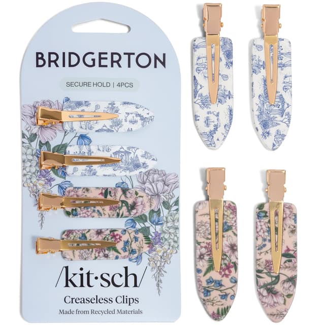 Imagen de Bridgerton x Kitsch Creaseless Hair Clips 4pc en OfertitasTOP
